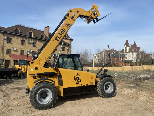 телескопический погрузчик builder tl30s (с крабовым ходом)
