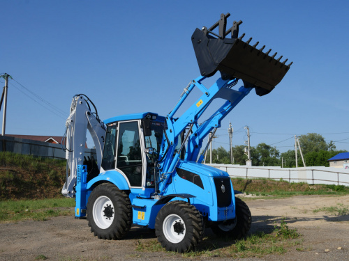 экскаватор-погрузчик pi makina pi1022а (разновеликие колеса)